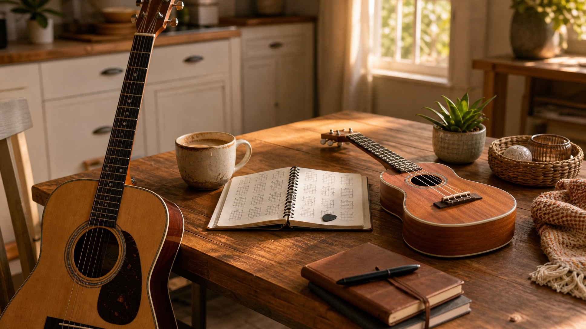 Guitar vs. Ukulele as Your First Instrument: An Honest Side-by-Side for Adults